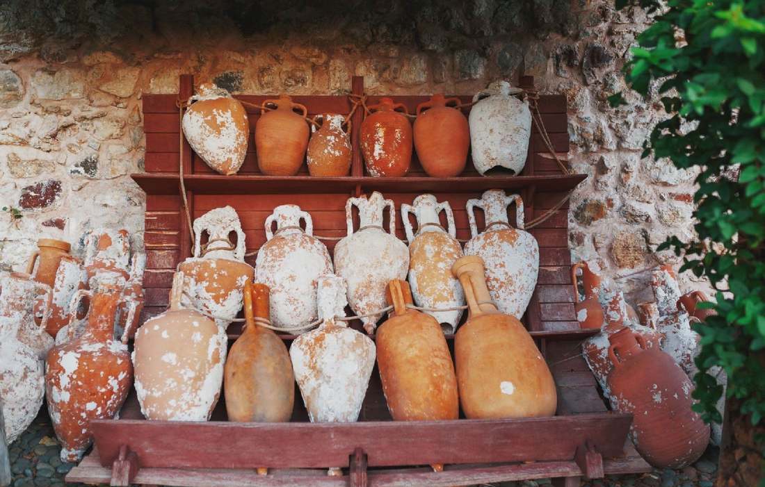 vasijas de vino en roma